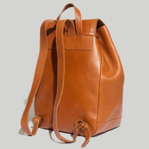 MADEWELL The Transport Rucksack in English Saddle Leather - Picture 4 of 16